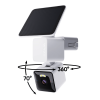 Wyze Solar Cam Pan 2K HD Solar-Powered Outdoor Security Camera, 360° Pan & 70° Tilt, AI Motion Tracking